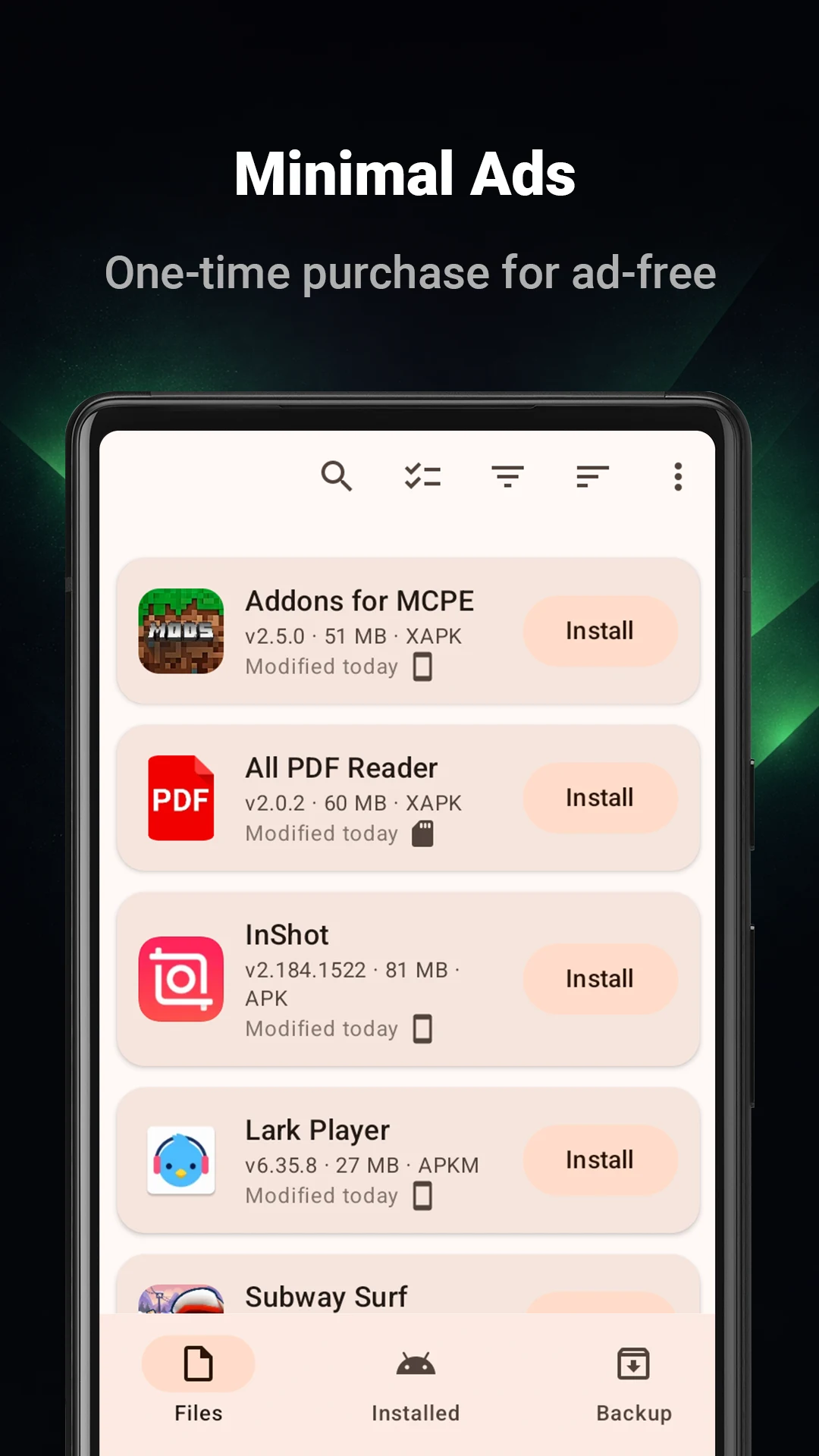 SAI+: APK Installer & XAPK screenshot